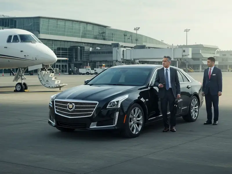 Clark Car Service airport pickup vehicle